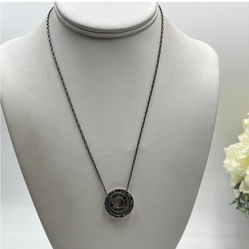Patricia Locke 2002 MMII Ooo-La-La (NKO256) Crystal Necklace Signed Retired